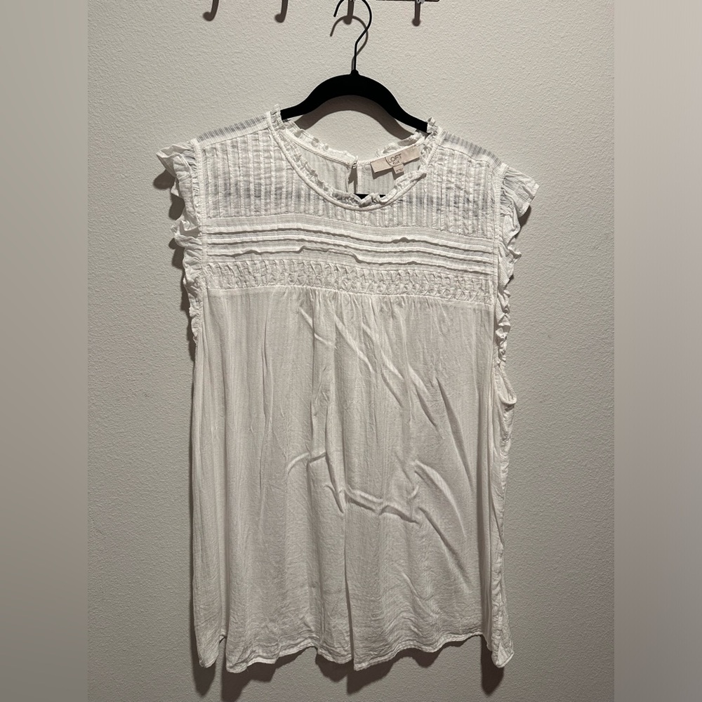 White Loft dressy top size 3x